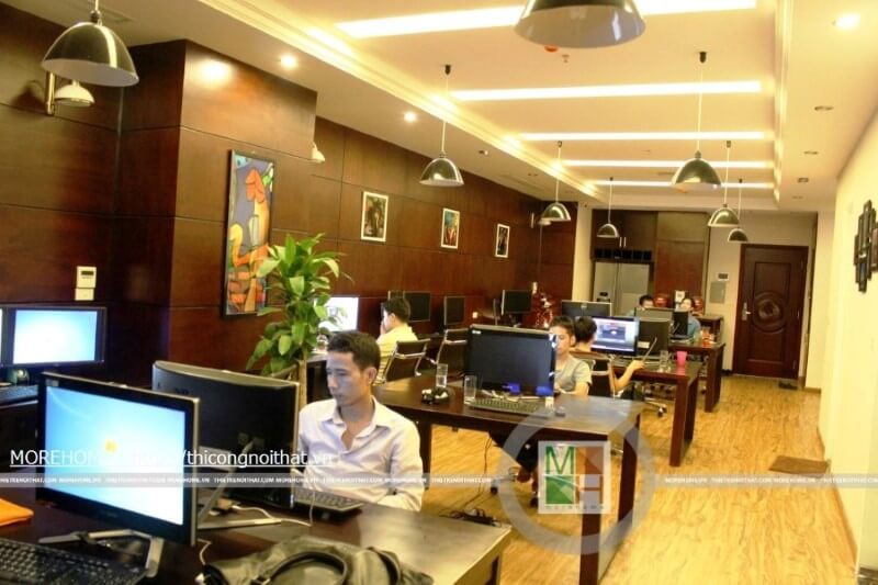 Kiến trúc này được thiết kế để phù hợp với không gian nội thất văn phòng cỡ nhỏ.